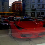 Witryna salonu Ferrari w Warszawie